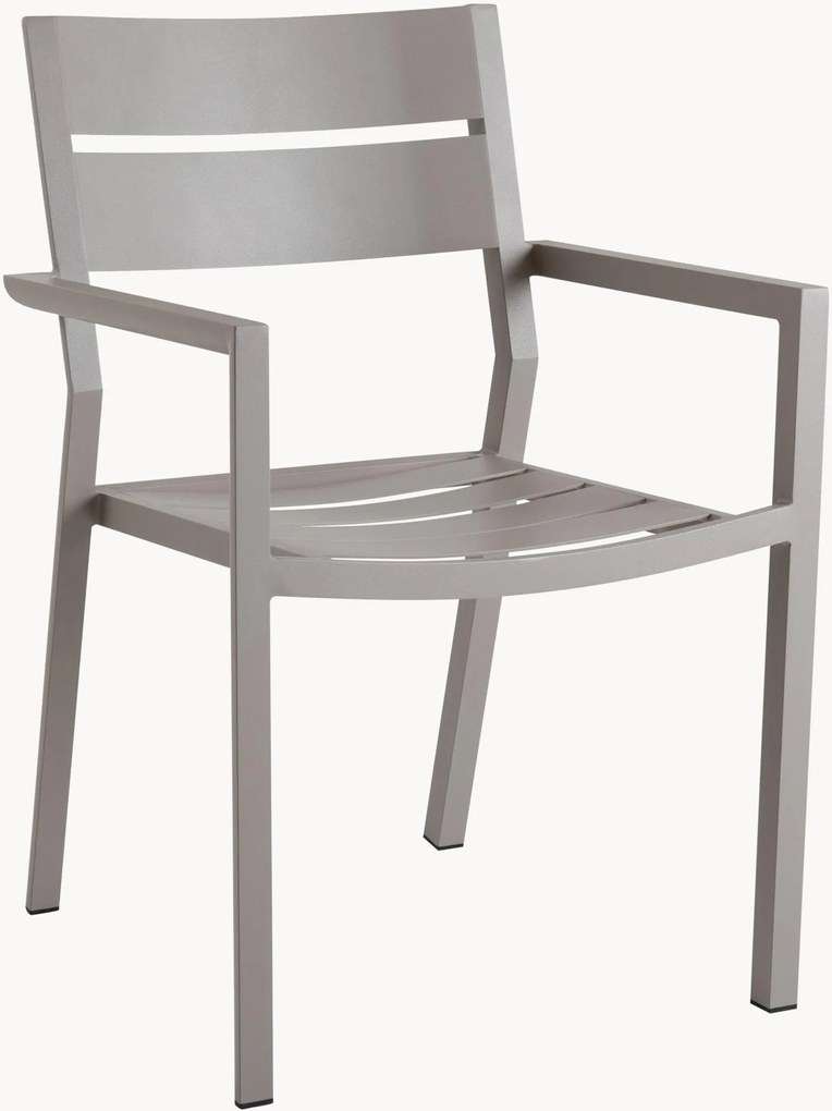 Tuin eetkamerstoelen Delia met armleuningen, 2-delig