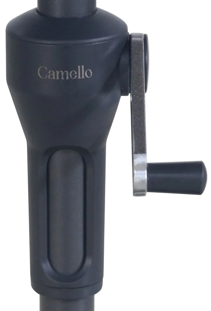 Camello Valerio Stokparasol M (excl. Voet) Aluminium Wit