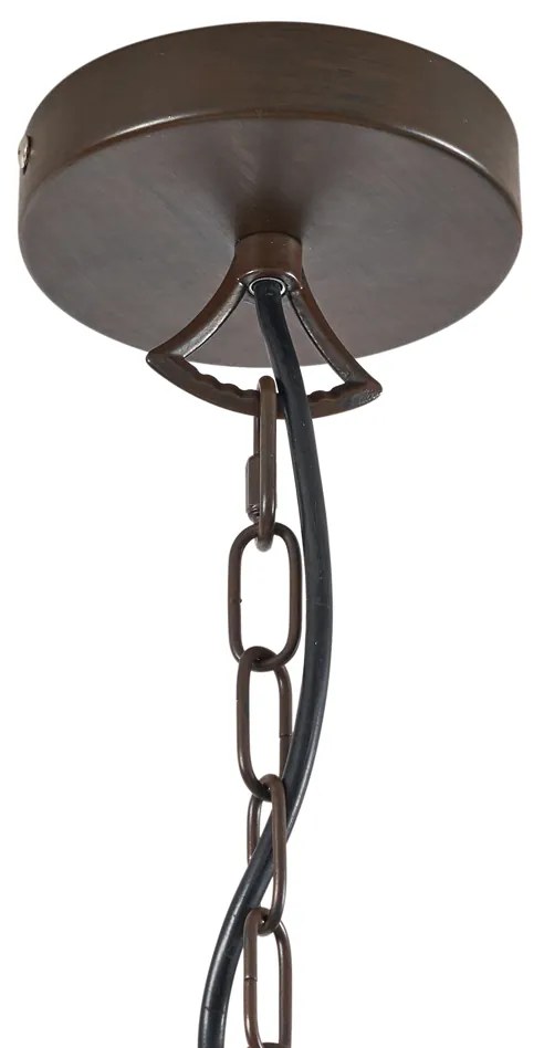 Klassieke kroonluchter roestbruin 8-lichts - Giuseppe