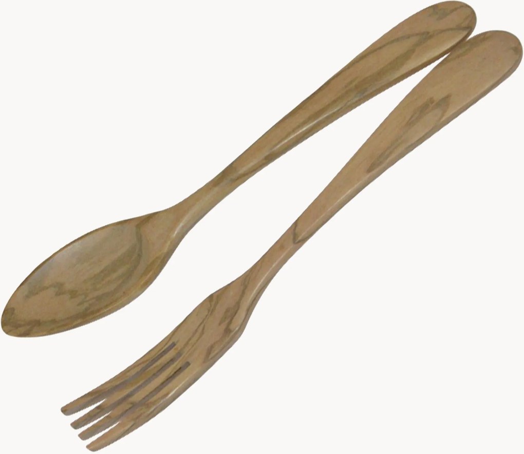 Slabestek Parisien van olijfhout, 2-delig