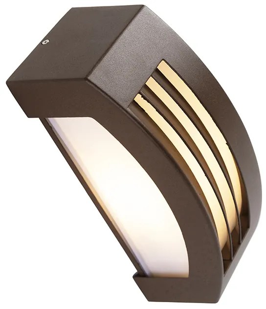 Moderne wandlamp roestbruin IP44 - Hurricane 1
