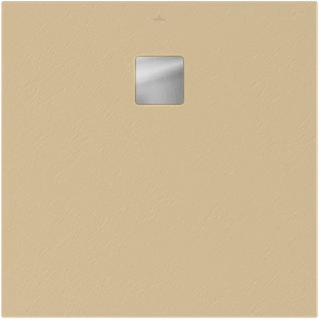 Villeroy & Boch Excello douchevloer 90x90x4cm polyurethaan/acryl sand UDA9090EXC1V-4N