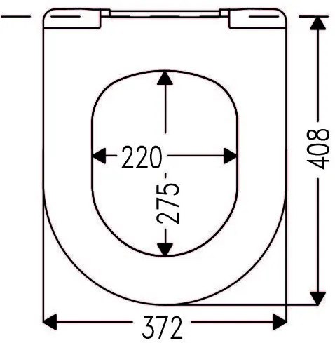 Mueller Toza Almeria softclose toiletzitting met Quick-Release wit