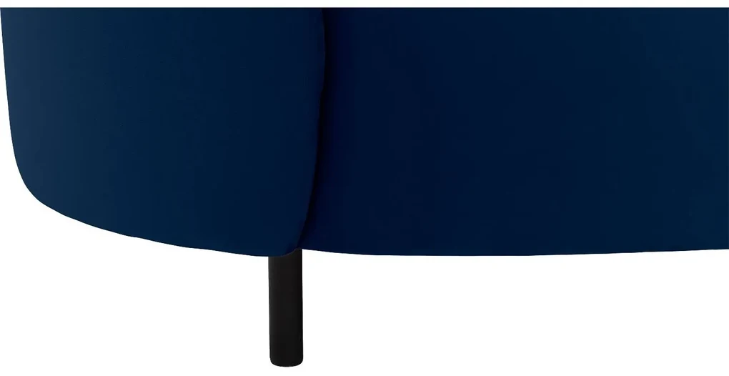 Goossens Bank Ragnar blauw, stof, 2,5-zits, modern design