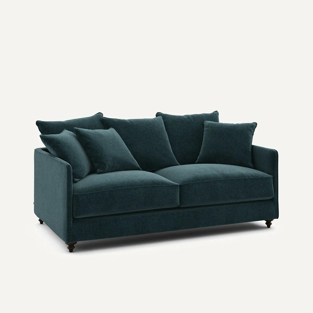 Compacte slaapbank, chenille fluweel, Lazare