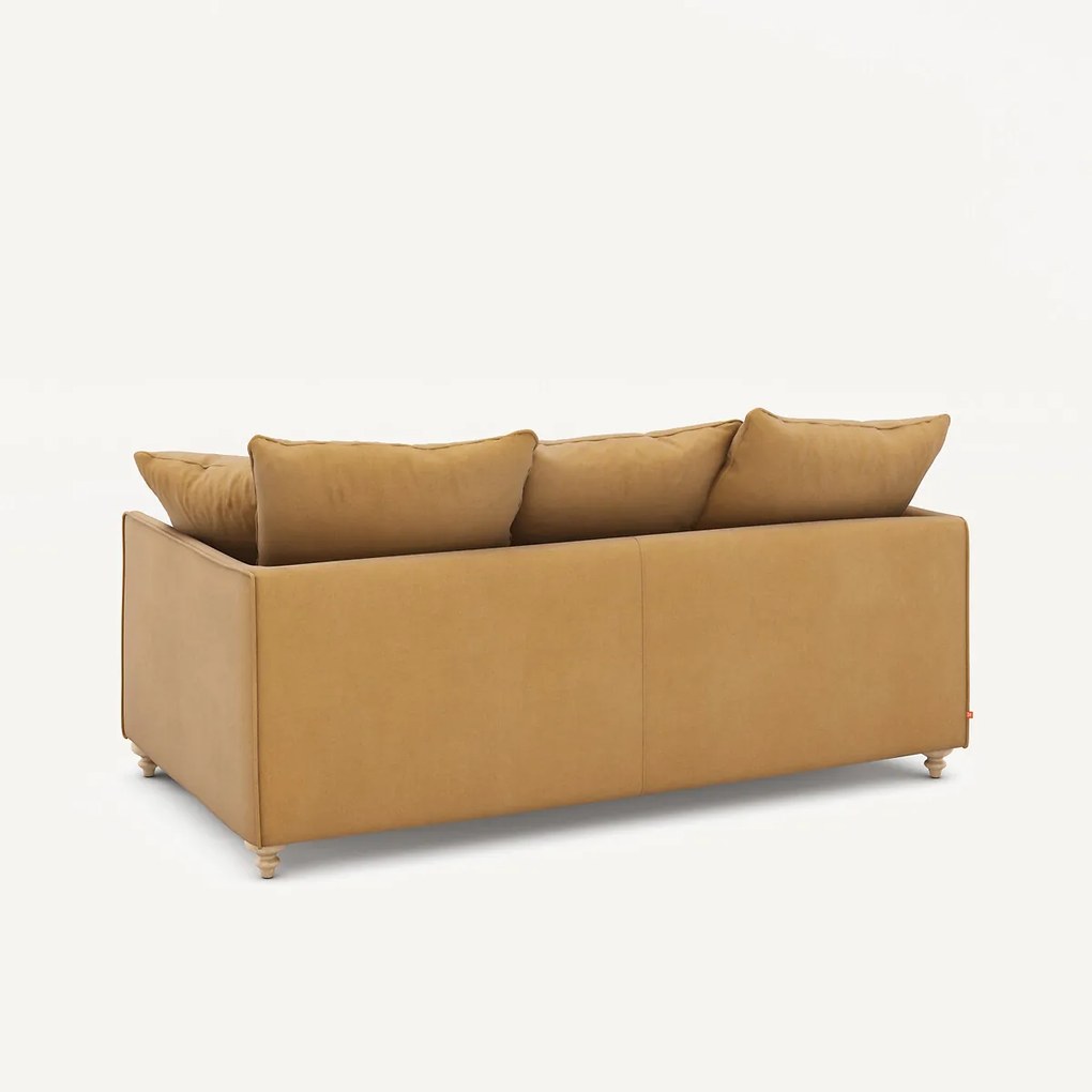 3-zits compacte slaapbank in linnen fluweel, LAZARE