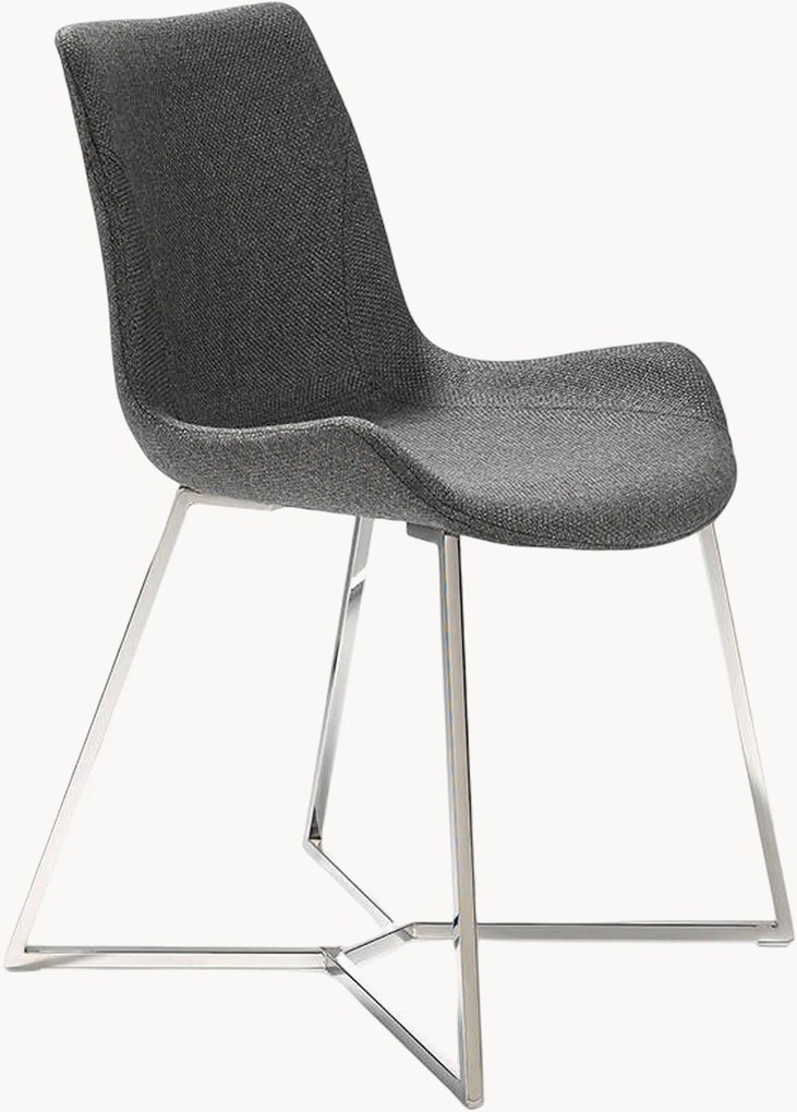Gestoffeerde stoelen Calma, 4-delig