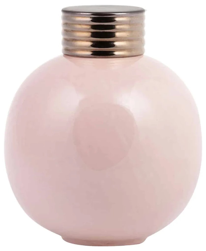 Vaas keramiek – vaas Pink Lady, bol – vaas roze
