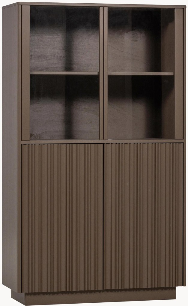 Wandvitrine Nova van grenenhout