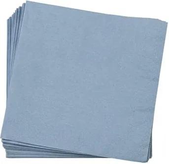 UNI Set van 20 servetten grijs B 40 x L 40 cm