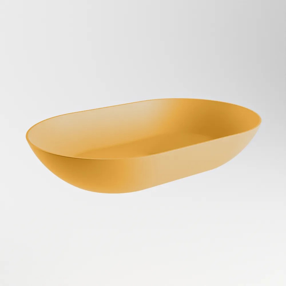 Mondiaz Onni Solid Surface waskom 55x35cm ocher