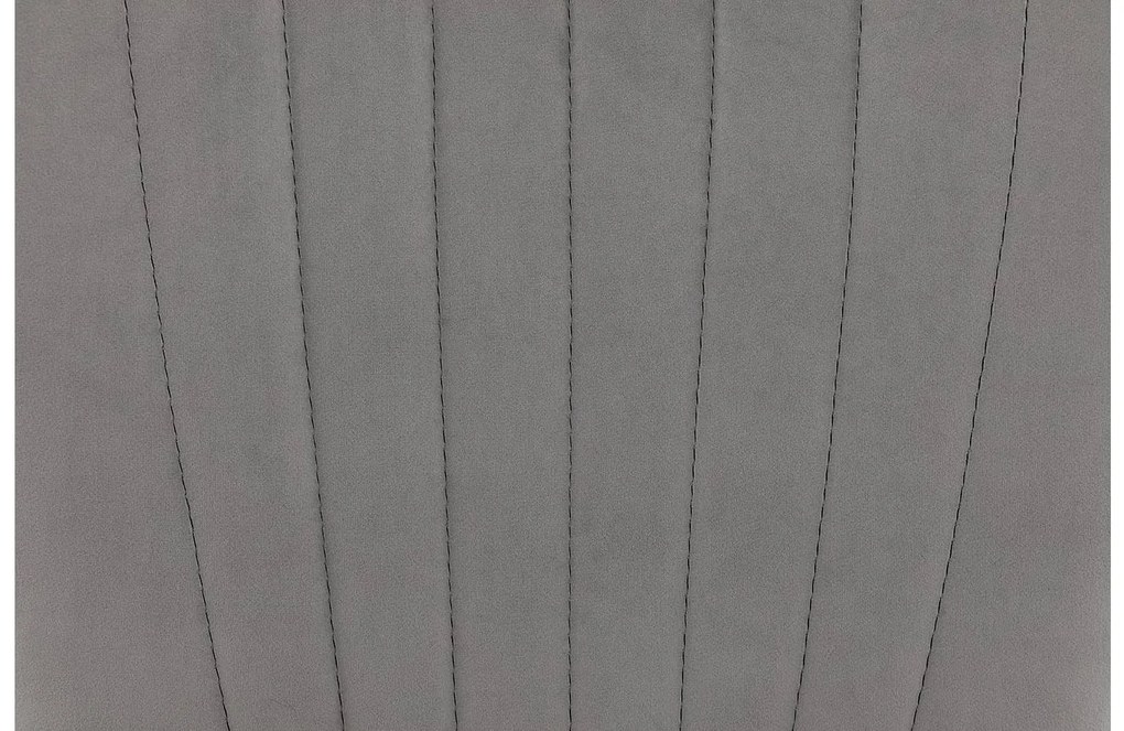 Goossens Eetkamerstoel Rob grijs velvet stof leuning, urban industrieel