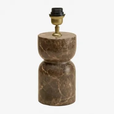 [*]voet Voor Tafellamp Diniz ↑25 Cm & Bruin Emperador Marmer - Sklum