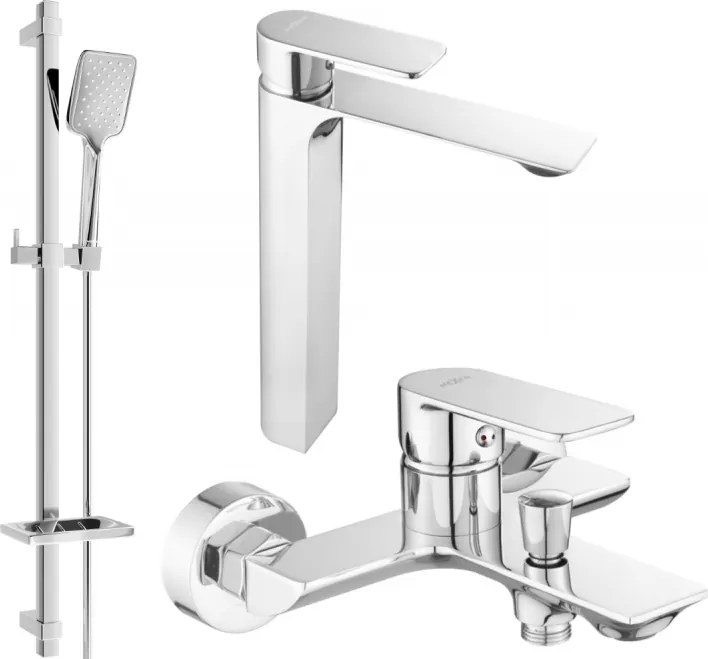 Mexen Alexa DQ62 badset, chroom - 71213DQ62-00