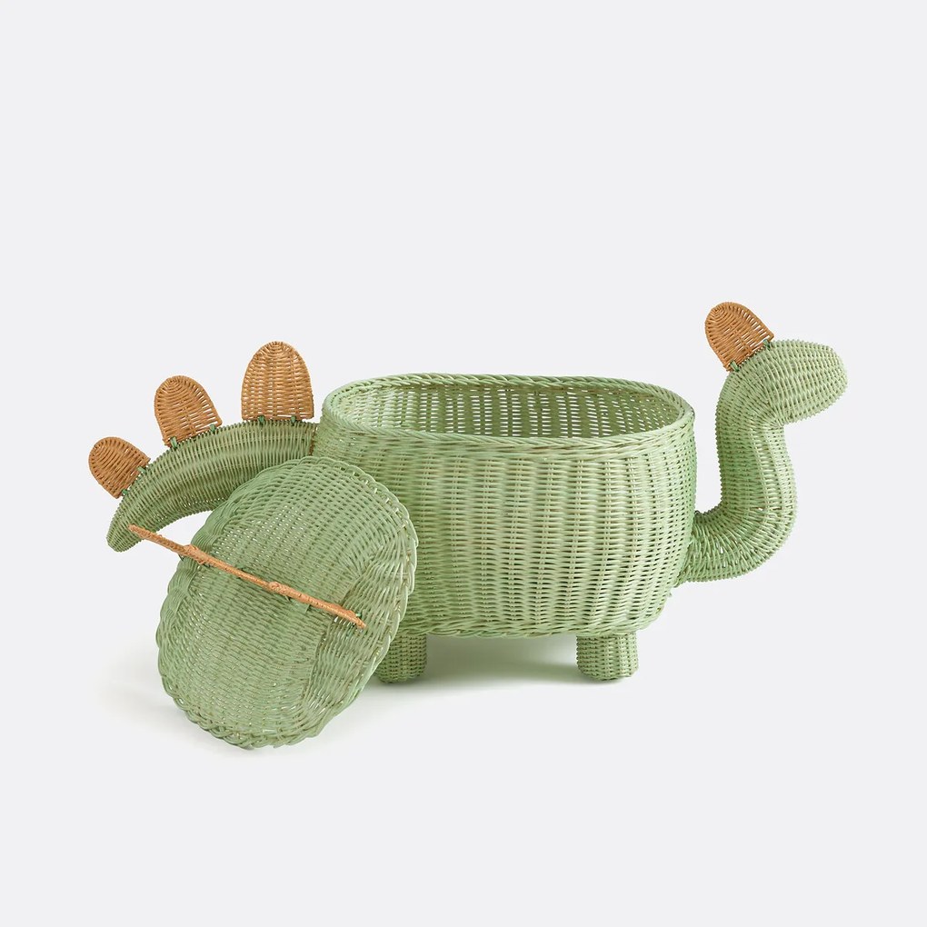 Rotan dinosaurusmand voor kinderen, Dinos