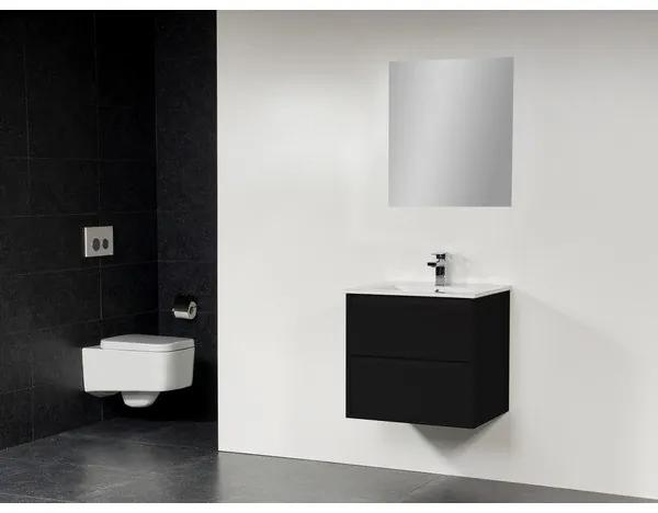 Saniclass New Future Empoli badmeubel 60cm met spiegel zwart