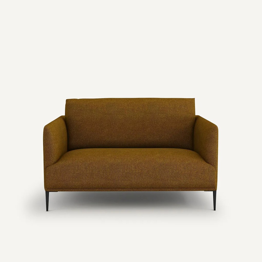 2-zits bank in gemêleerde gevlochten stof Oscar, ontwerp Emmanuel Gallina