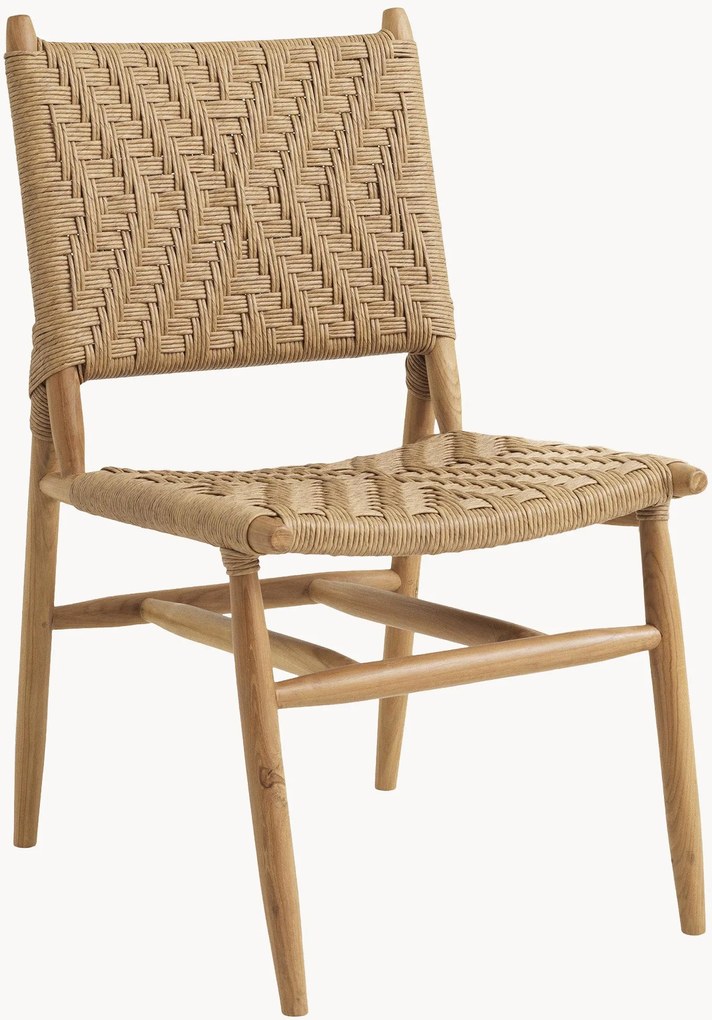 Tuin eetstoelen Laroc van teakhout, 2-delig