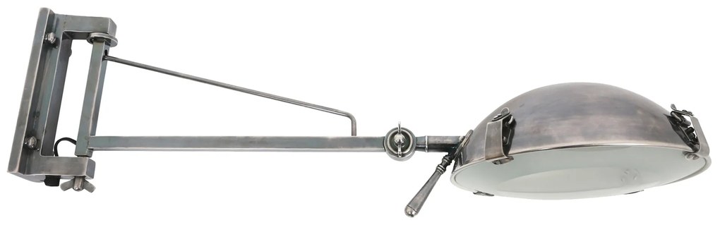 Wandlamp Gisborne Antiek Zilver