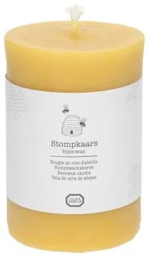 Stompkaars, bijenwas, 7,5 x 11 cm