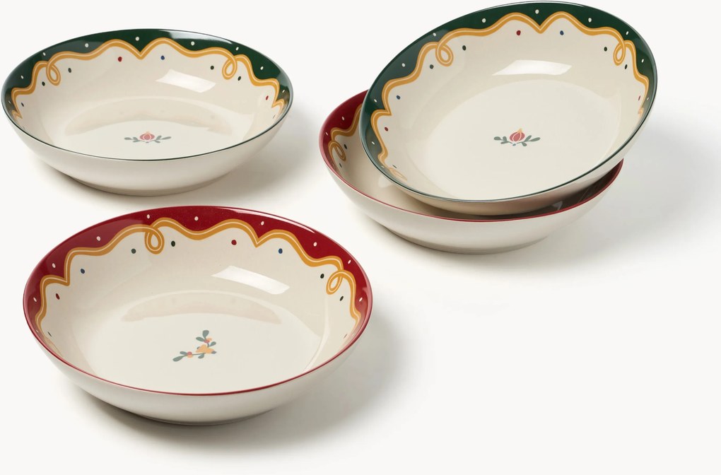 Kerstschalen Cutemas, 4-delig