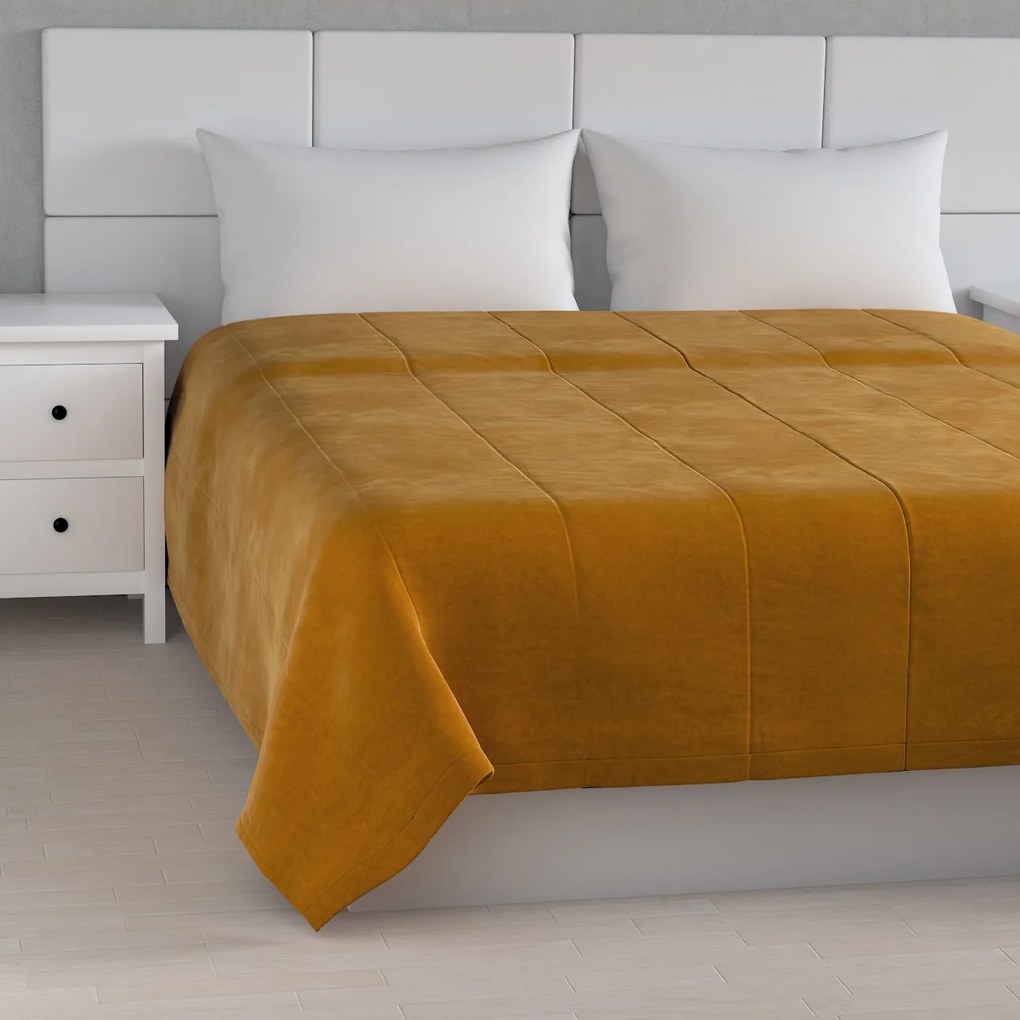 Dekoria Sprei Velvet, geel