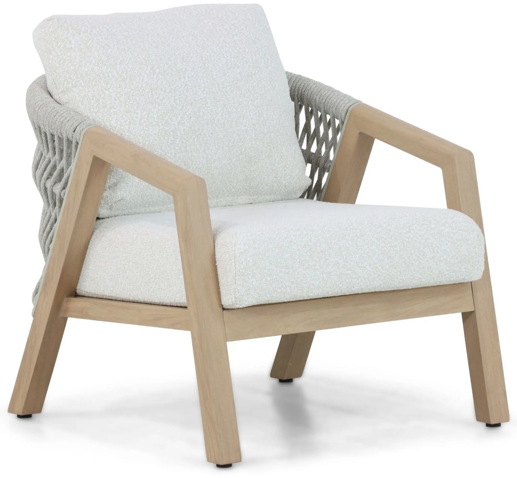 Stoel en Bank Loungeset 5 personen Aluminium Taupe  Santika Furniture Santika