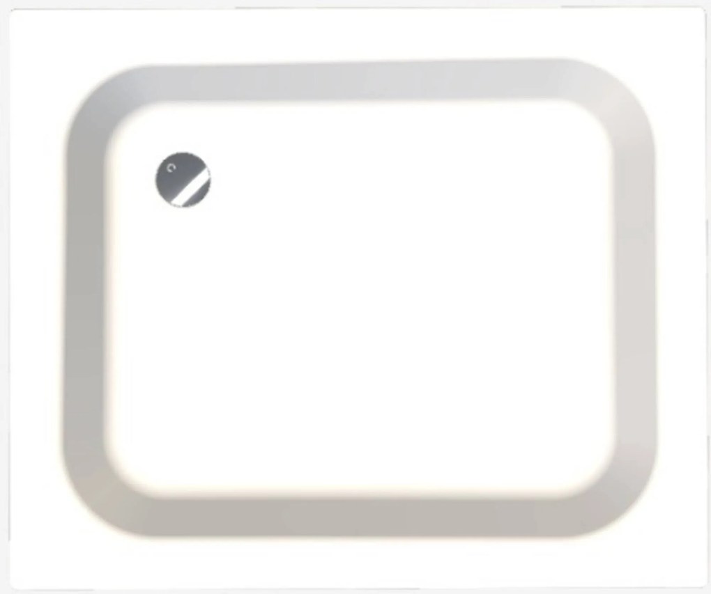 Bette plaatstalen douchebak 90 x 75  x 15 cm. Wit