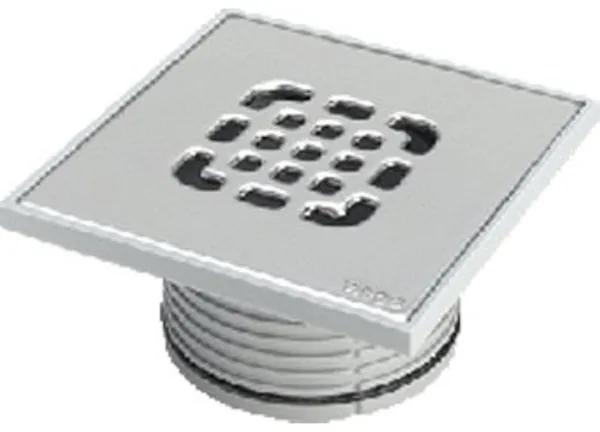 Viega Advantix opzet en verlengstuk voor vloerput 150x150mm met O ring niet geschroefd kunststof frame grijs 555221