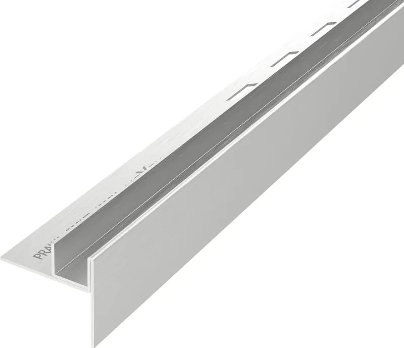 Mexen Line-B afschotlijst voor glas 120 cm rechts, inox - 181004120R