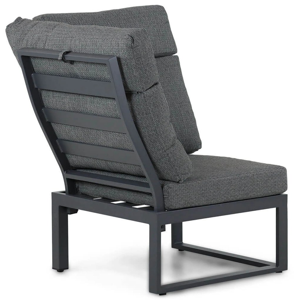 Hoek loungeset 6 personen Aluminium/teak Grijs Lifestyle Garden Furniture Marseille