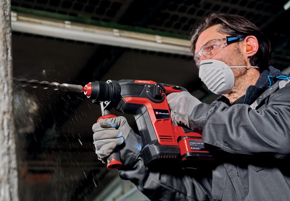 Einhell TP-HD 18/28 Li BL+4 (1x3,0Ah+) - PROFESSIONAL Accu Boorhamer - Power X-Change