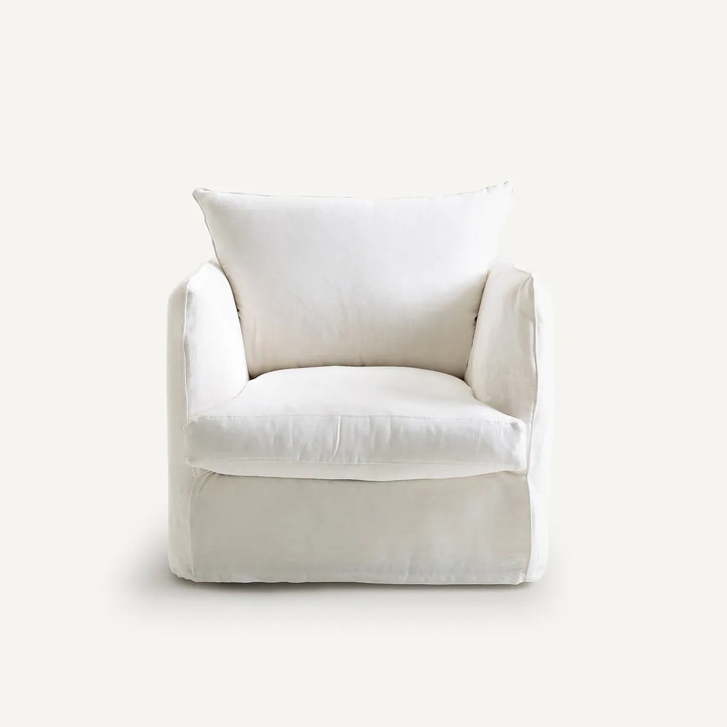 Fauteuil in gekreukt linnen, Neo Chiquito