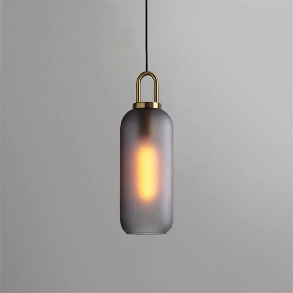 Plafondlamp Hangende Glazen Buis APP628-1CP