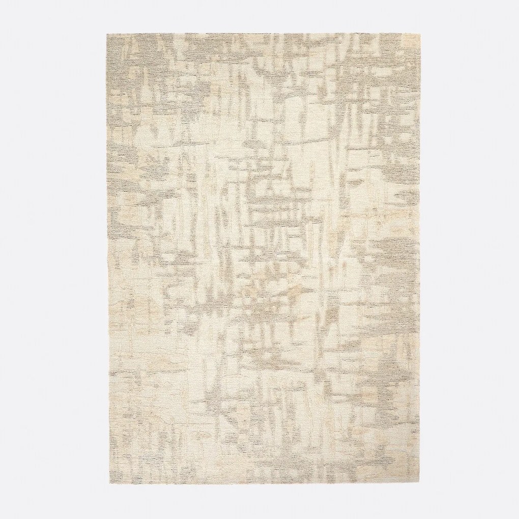Plat geweven vloerkleed met abstracte motieven, Aruni