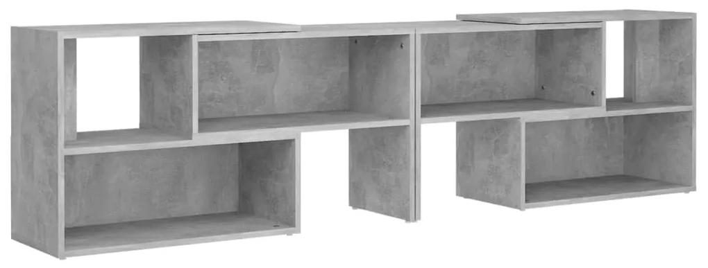 vidaXL Tv-meubel 149x30x52 cm spaanplaat betongrijs