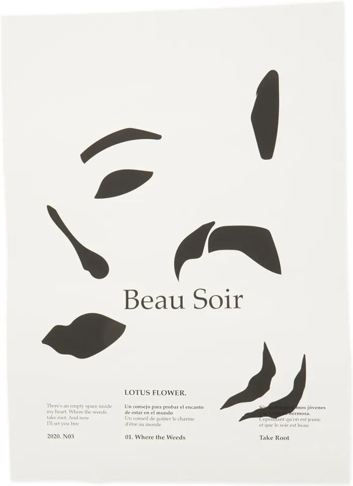 THE POSTER CLUB Beau Soir, Lucrecia Rey Caro print