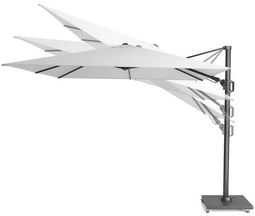 Platinum Challenger Premium T2 3.5x2.6 m - Faded Black met Marbella voet en hoes