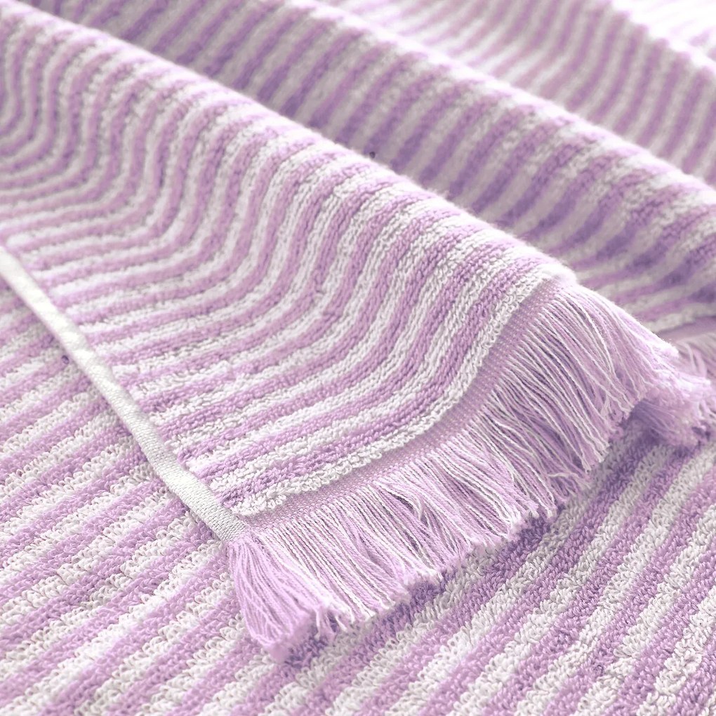 Gestreepte handdoek in badstof Malo 500 g/m2