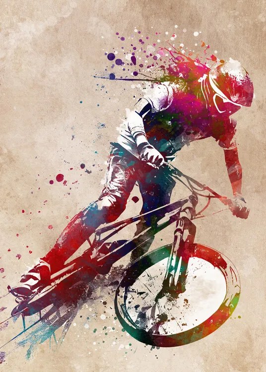 Ilustratie BMX sport art 31, Justyna Jaszke