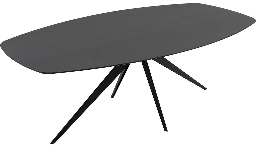 Goossens Excellent Eettafel Uniek, Semi ovaal 200 x 110 cm