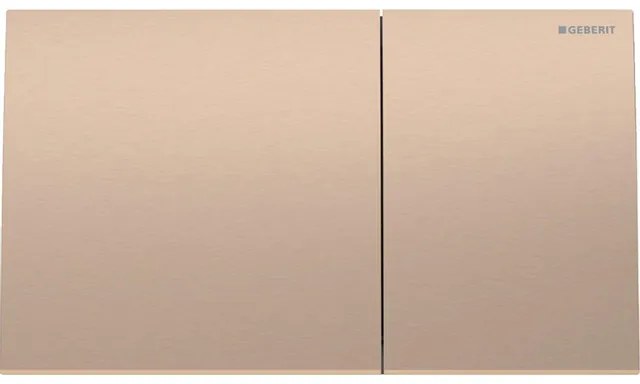 Geberit Sigma70 bedieningsplaat - 2-toets spoeling - vierkant - rvs - roodgoud 115.622.QB.1