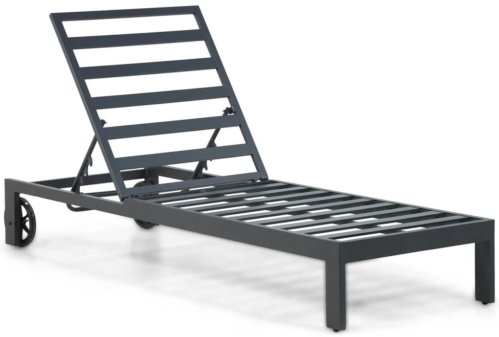 Santika Furniture Santika Mulsanne Lounger Aluminium Grijs