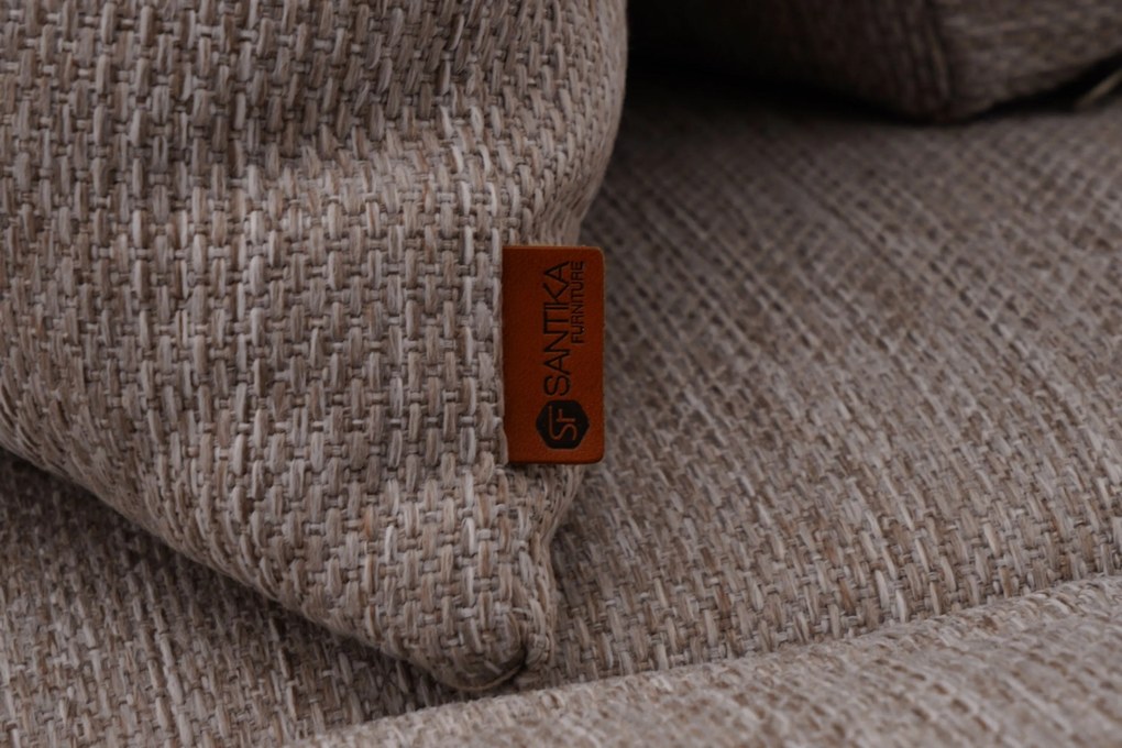 Santika Furniture Santika Lakeview Daybed Antraciet Aluminium Taupe