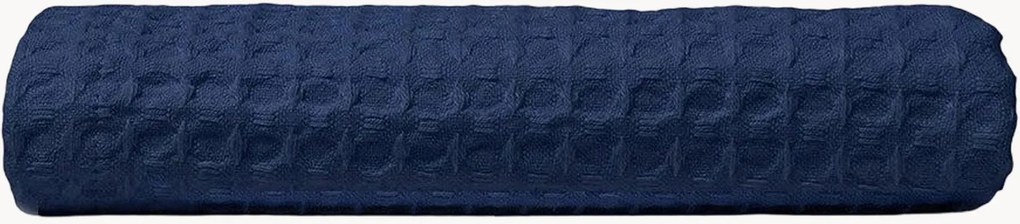 Katoenen honeycomb gastendoek Midnight Blue