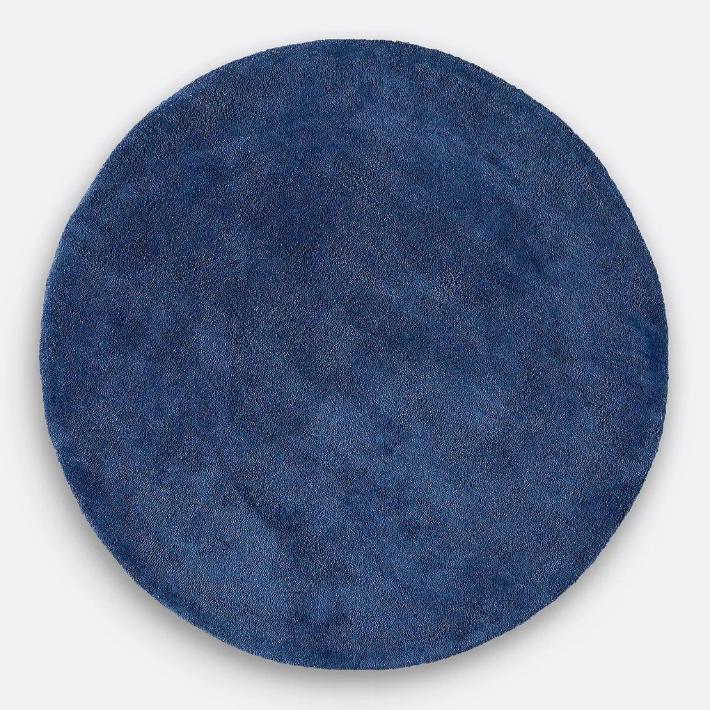 Rond vloerkleed in getuft kant Renzo, groot model