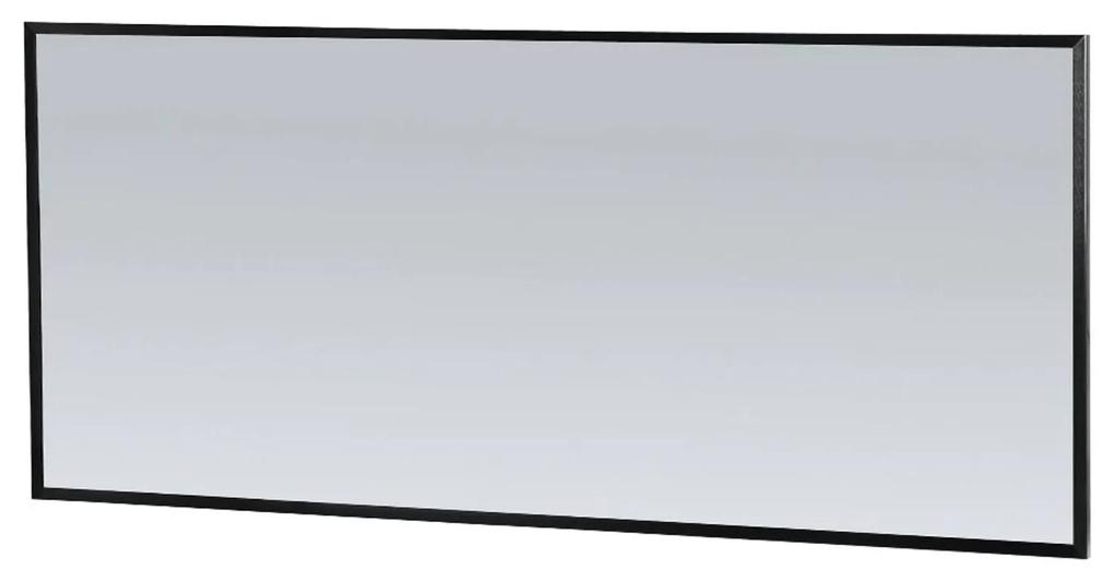 Spiegel Sanitop Silhouette 160x70x2.5 cm Aluminium Zwart