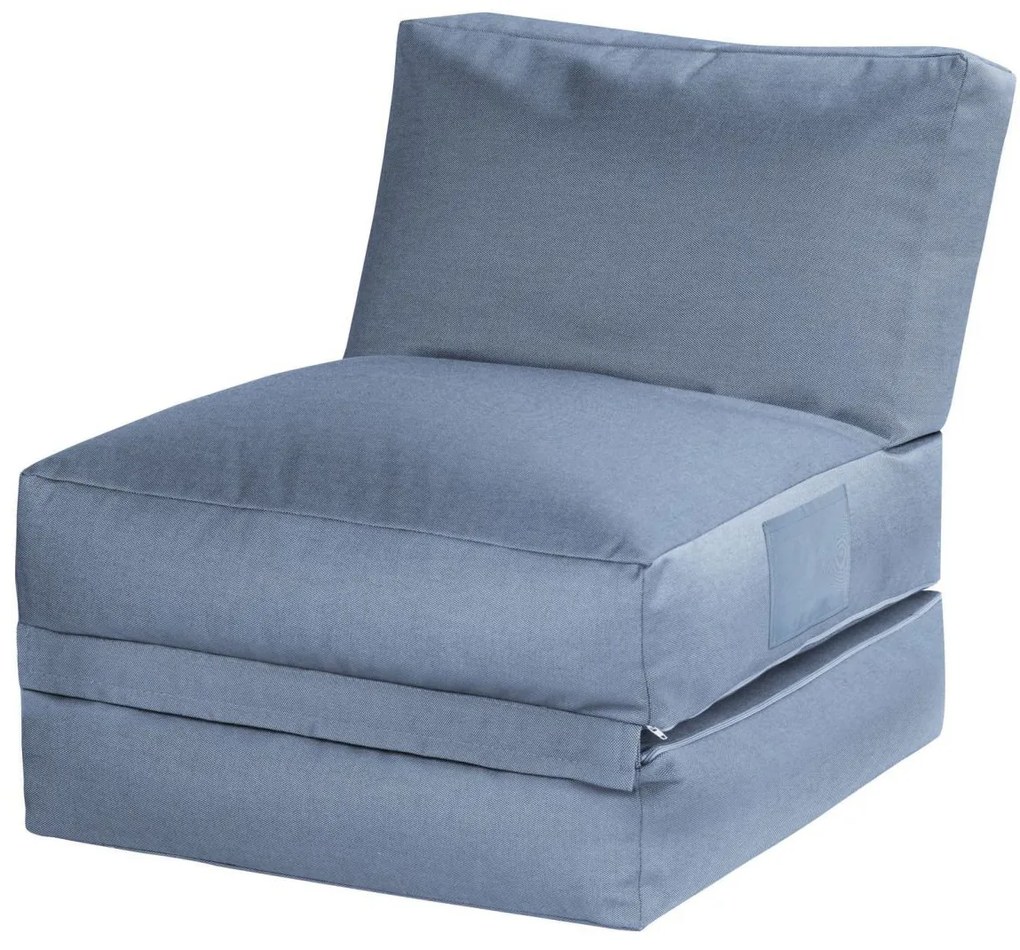 Zitzak/Loungebed Twist Outdoor Plus - Blue