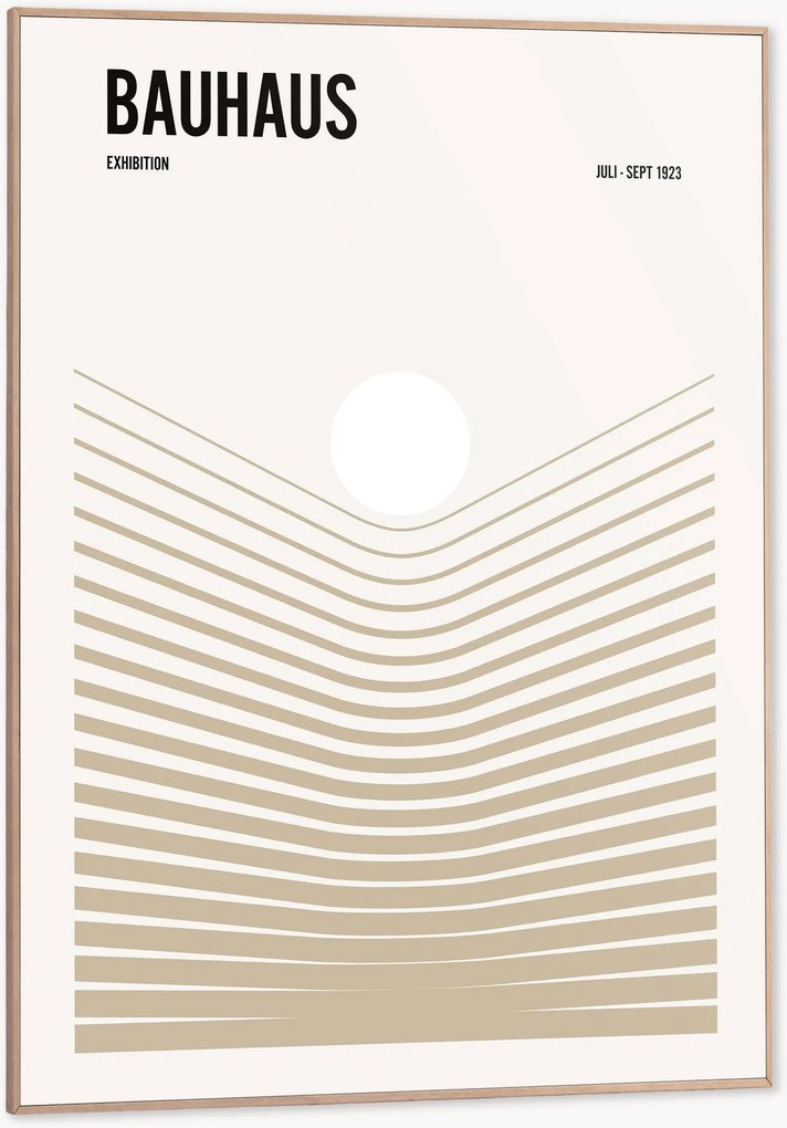 Ingelijste digitale print Bauhaus