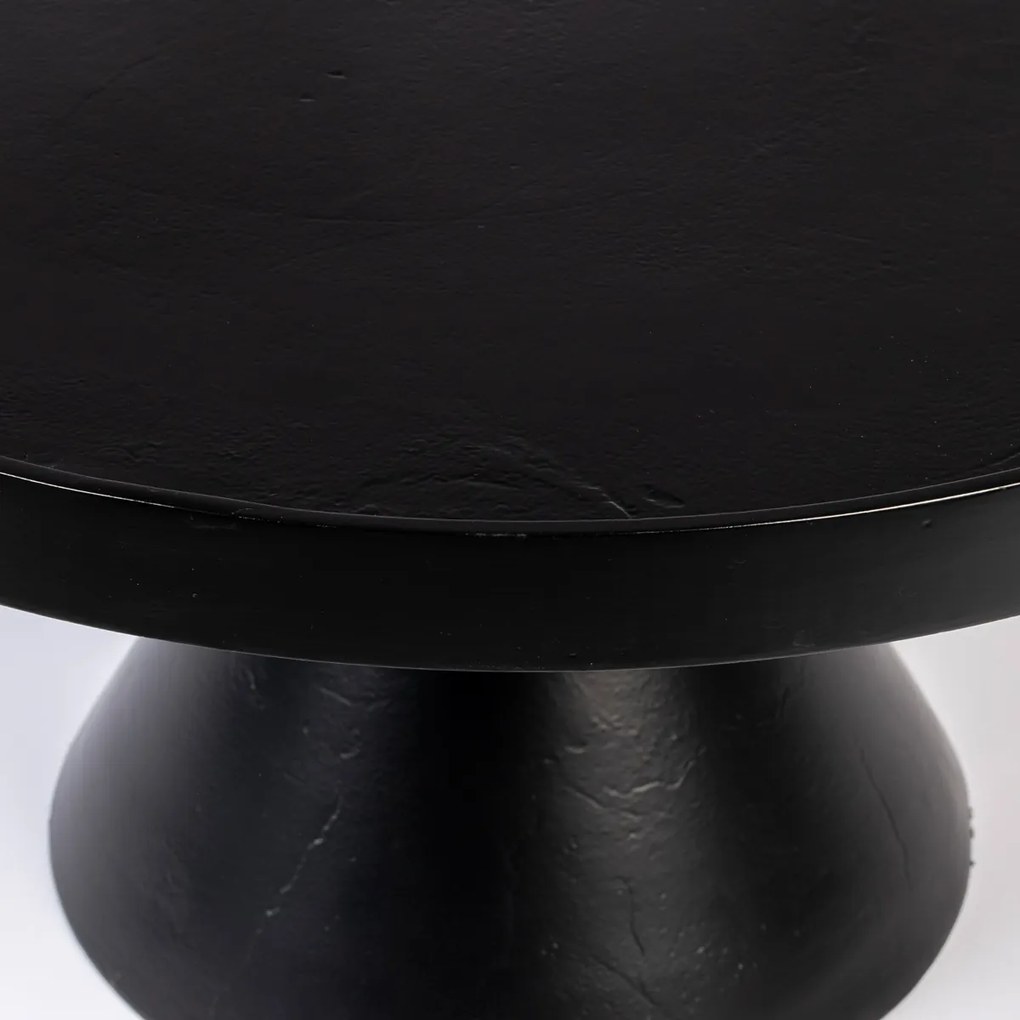 Zuiver Floss Ronde Salontafel Van Aluminium Zwart - 60 X 60cm.
